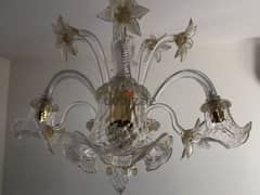 ثرية مورانو ايطالي ورق كرستال من الروائع مميزة ممضية chandelier murano