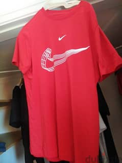 Red The Nike Tee Shirt