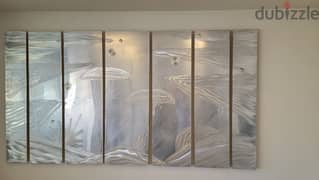 Stunning Handcrafted Aluminium Oceanic Wall Art