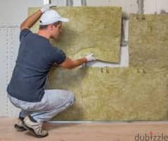 acoustic insulation /sound insulation with perforated boards