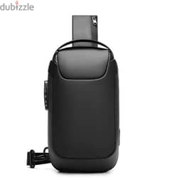 Aopinyou, Chest Bag, Water Resistant, With Usb Charging Port