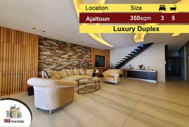 Ajaltoun 350m2 | Luxury Duplex | High-End | Panoramic Sea View |