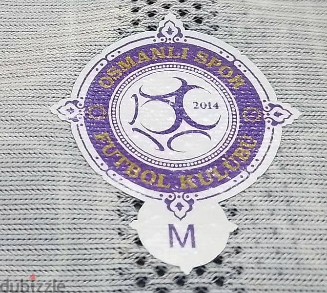 Official "Osmanlispor FK" Product Black Gold Jersey Size Men Medium 3