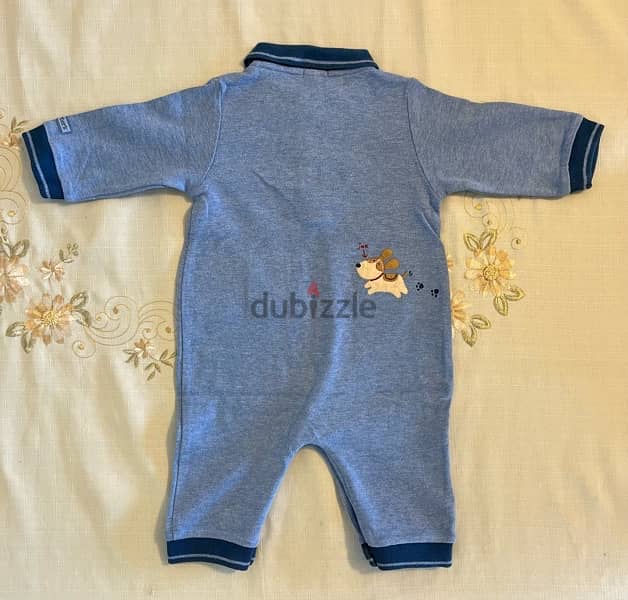 “Carter’s” Blue Cotton Baby Overall 1