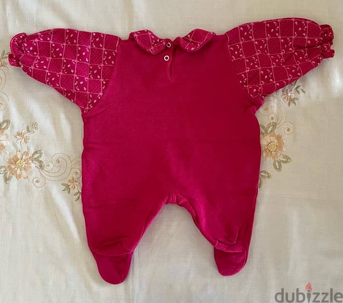 Pink Cute Baby Overall 1