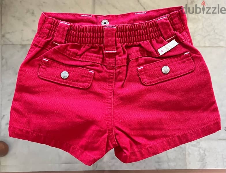 “Old Navy” Red Skirt Shorts 1