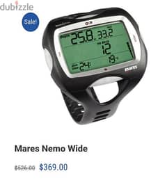 mares dive computer nemo wide new in box waranty 1 year