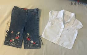 “Guess baby” Jeans with White Shirt 0