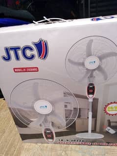 JTC, 30 Hours On Battery, 18" Rechargeable Fan, Remote Control