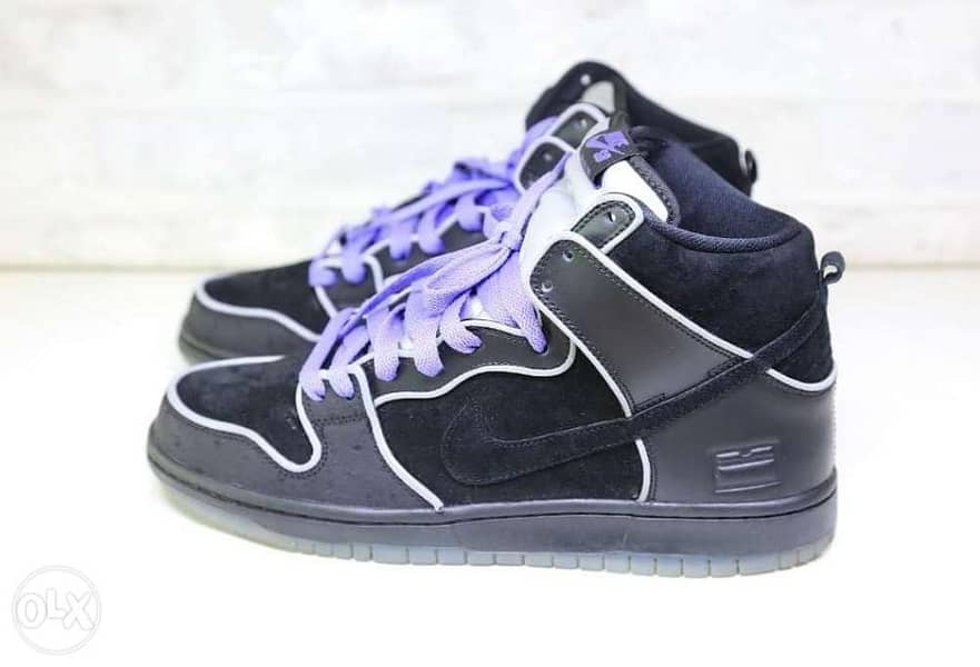 Nike Sb Dunk High Black Purple Box 1