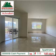 300000$ Cash Payment!!! Apartment for sale in Achrafieh!!!