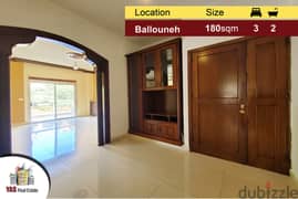 Ballouneh 180m2 | Well Maintained | Prime Location | Perfect Catch |TO