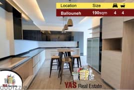 Ballouneh 190m2 | 80m2 Terrace | Luxury | Open View | Brand New |