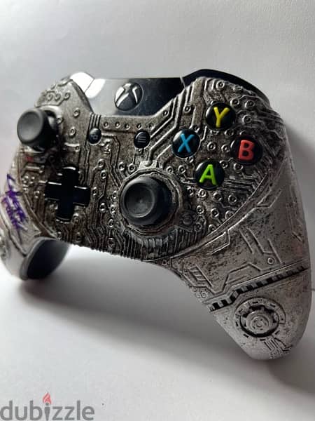 Custom Cyber Punk Themed Xbox One Controller 1