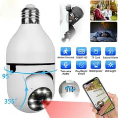 Bulb Security Camera Indoor Outdoor 360° Lamp