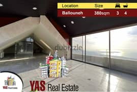 Ballouneh 380m2 Duplex | High-End | Impressive View | New | Catch |