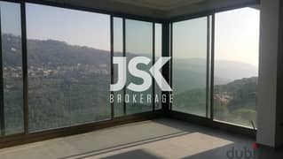 L12890-Duplex With A Big Terrace And Green View for Sale In Baabdat