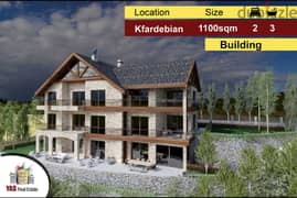 Kfardebian 1100m2 | Building core and shell | Great Investment | D