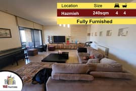 Hazmiyeh / Mar Takla 240m2 + 100m2 Terrace |Luxury | Fully Furnished |