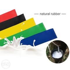 5 pcs multi colour mini elastic Bands with black bag
