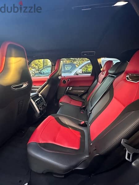RANGE ROVER SVR 2019 FULLY LOADED - Red Interior MINT CONDITION ! 7