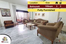 Ballouneh 155m2 + 40m2 terrace | Furnished Apartment | Luxury | EL