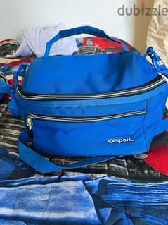 exsport bag and lunch box for school in great condition