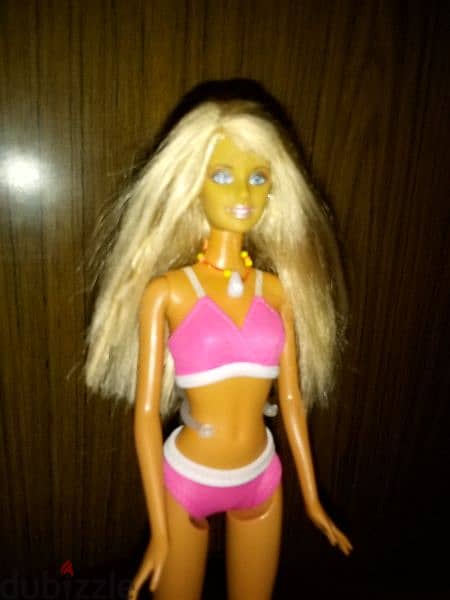 Barbie CALI GIRL SURF Mattel As New doll bend legs hair in Bikini=15$ 1