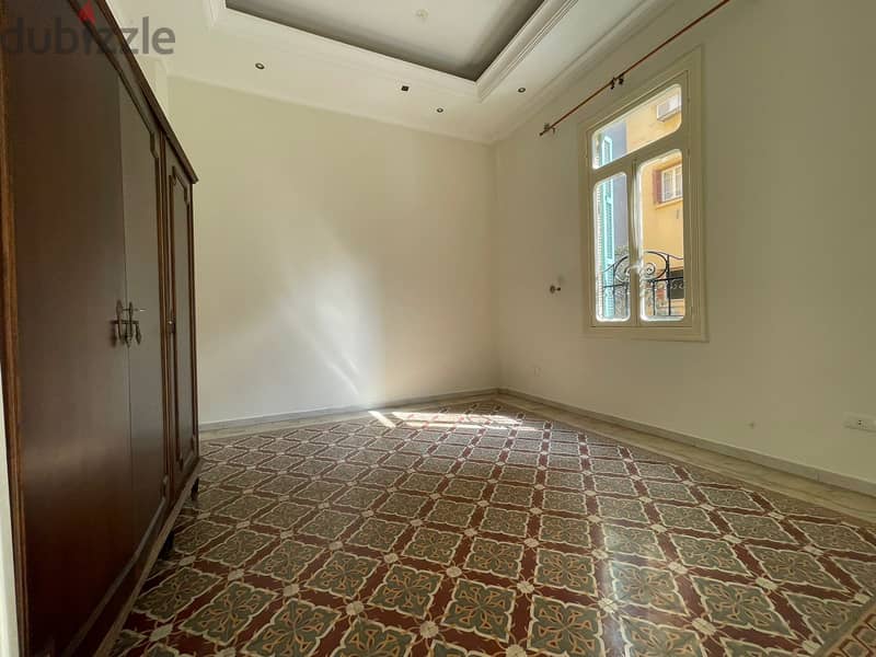L13175-Vintage 3-Bedroom Apartment for Rent In Achrafieh, Carré D'or 1