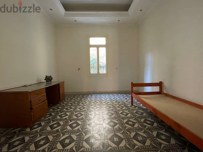 L13175-Vintage 3-Bedroom Apartment for Rent In Achrafieh, Carré D'or 2