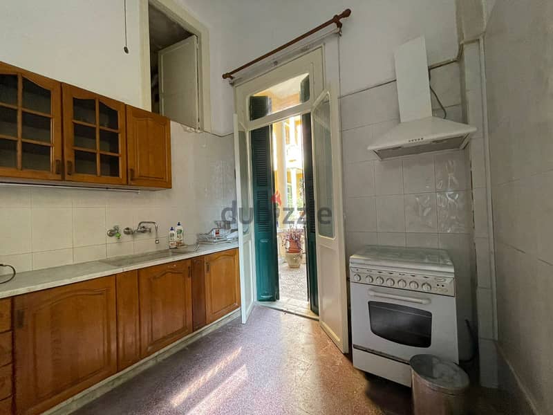 L13175-Vintage 3-Bedroom Apartment for Rent In Achrafieh, Carré D'or 4