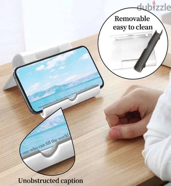 White Foldable Phone Stand 0