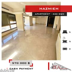 Apartment for sale in hazmieh 320 SQM REF#AeA16022